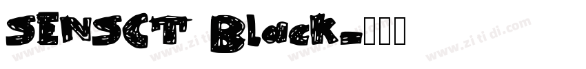 SENSCT Black字体转换
